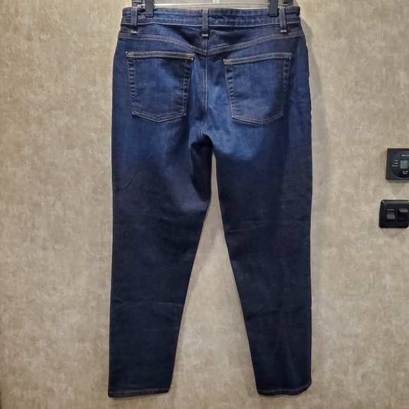 Eileen Fisher Organic Cotton Mid- Rise Straight Leg Jeans - Picture 5 of 5